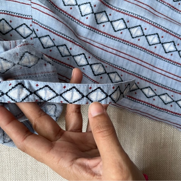 Boho Abstract Striped Tunic Top - Picture 6 of 10